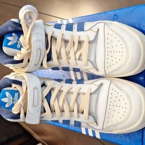 Adidas forum 84 high blue thread